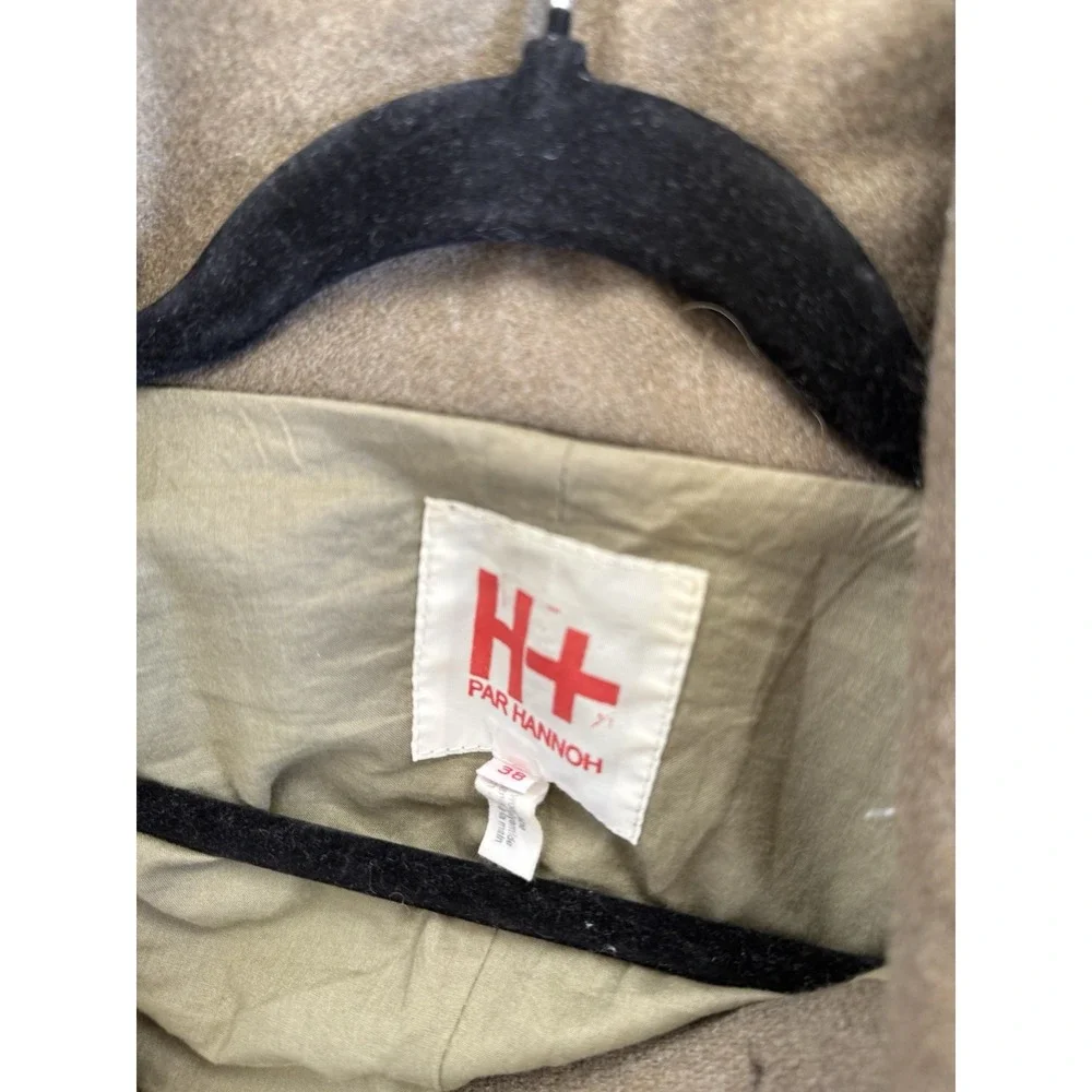 H+ Par Hannoh Deconstructed Wool‎ Oversized Coat Avant-Garde Minimalist SZ 38 - Picture 6 of 9